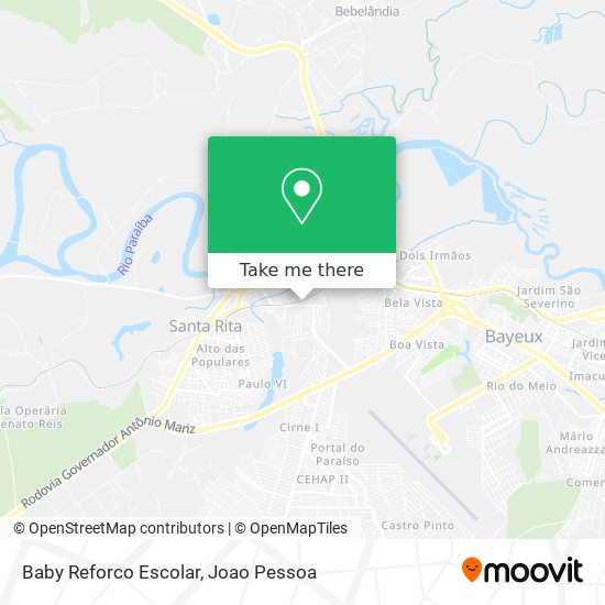 Baby Reforco Escolar map