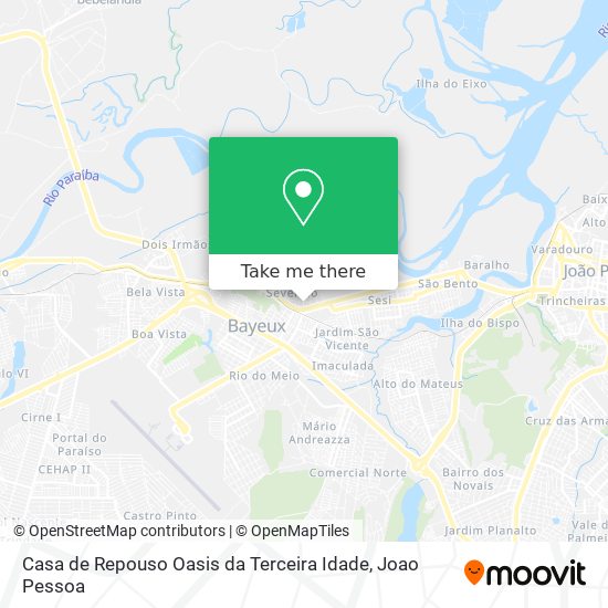 Casa de Repouso Oasis da Terceira Idade map