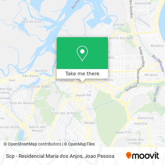 Scp - Residencial Maria dos Anjos map