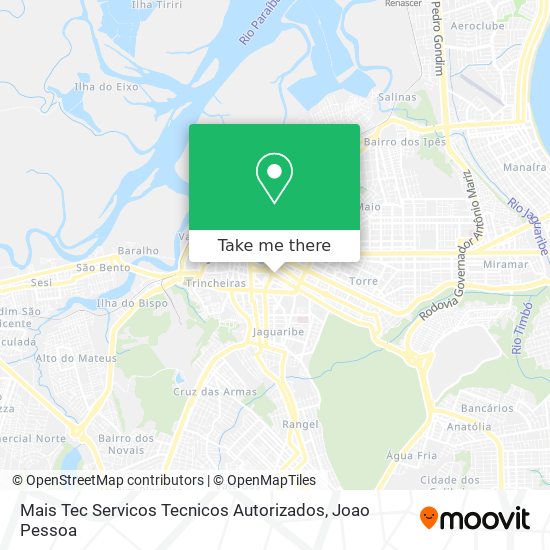 Mapa Mais Tec Servicos Tecnicos Autorizados