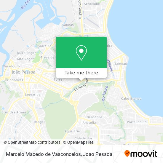 Mapa Marcelo Macedo de Vasconcelos