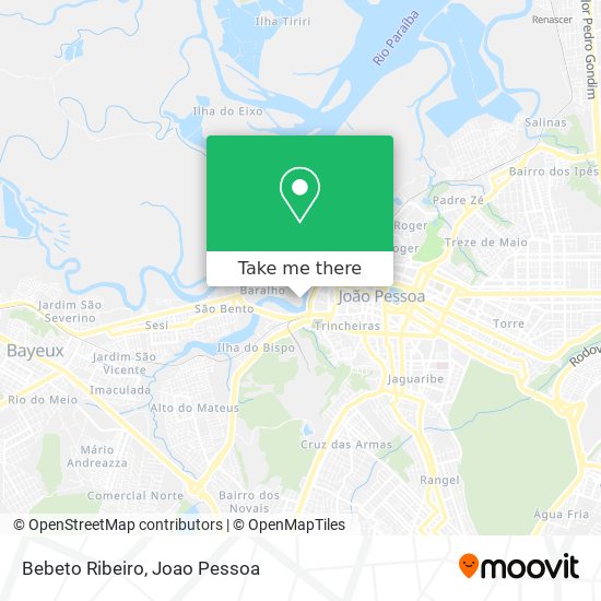 Bebeto Ribeiro map