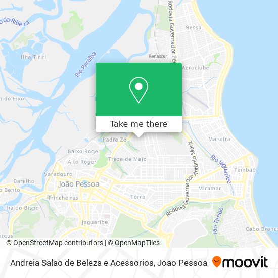 Andreia Salao de Beleza e Acessorios map