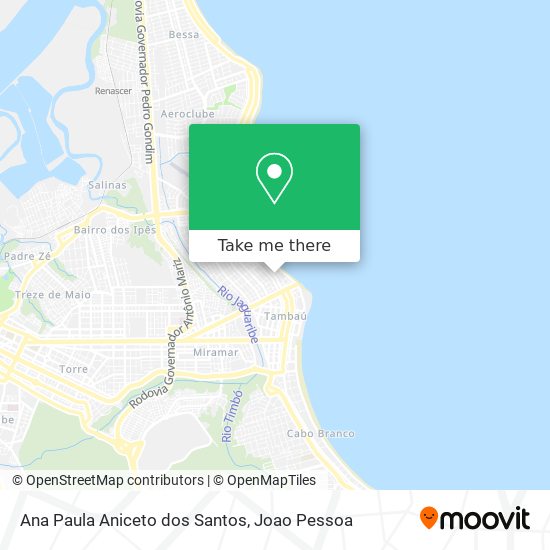 Ana Paula Aniceto dos Santos map