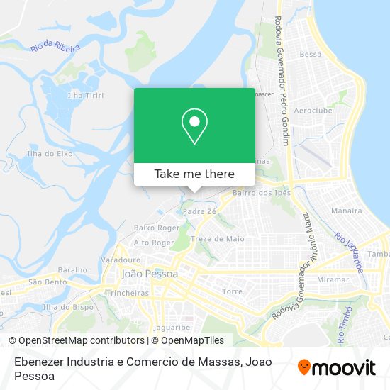 Ebenezer Industria e Comercio de Massas map