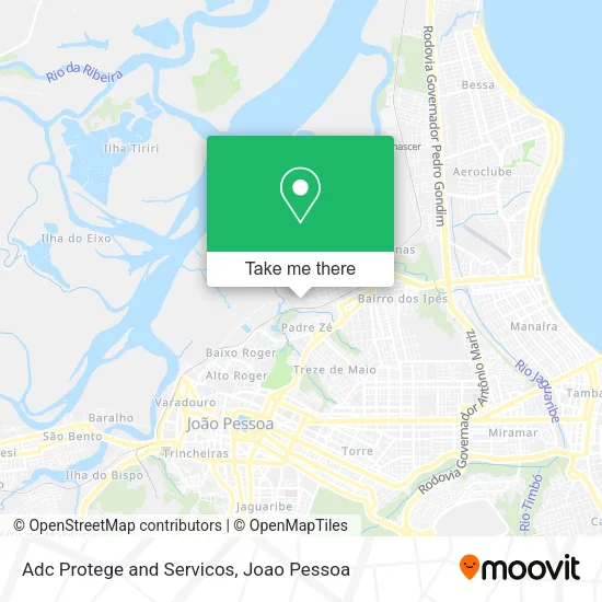 Adc Protege and Servicos map