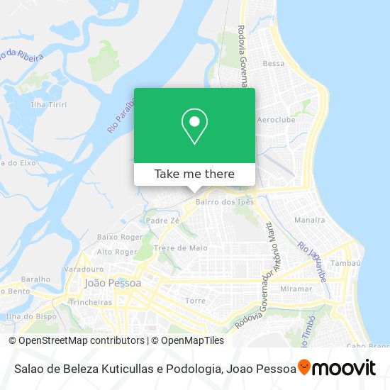 Salao de Beleza Kuticullas e Podologia map
