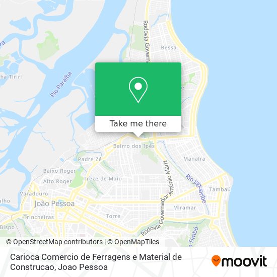 Carioca Comercio de Ferragens e Material de Construcao map