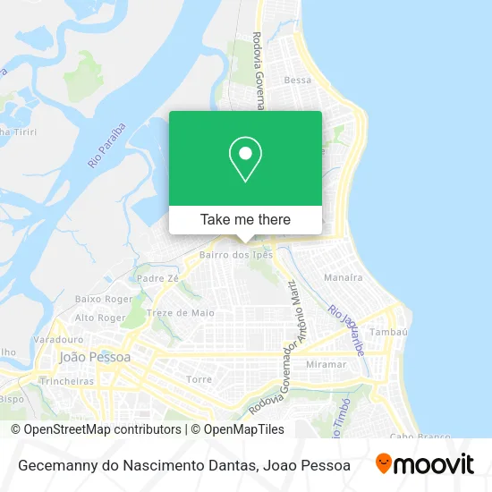 Gecemanny do Nascimento Dantas map