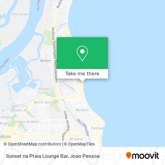 Sunset na Praia Lounge Bar map