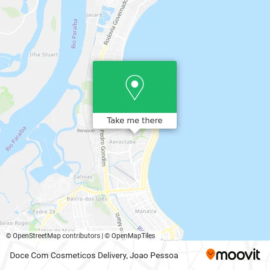 Doce Com Cosmeticos Delivery map