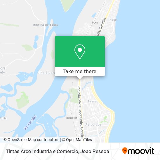 Tintas Arco Industria e Comercio map