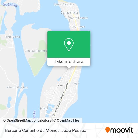 Bercario Cantinho da Monica map