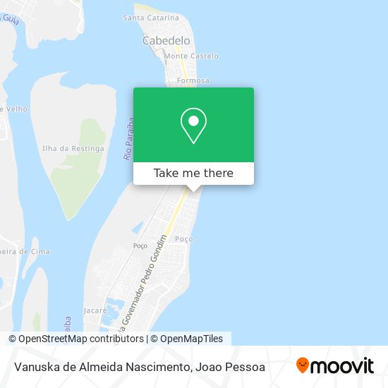 Vanuska de Almeida Nascimento map