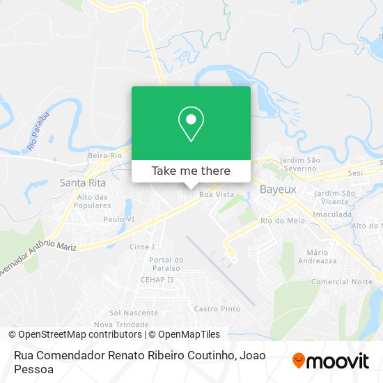 Rua Comendador Renato Ribeiro Coutinho map