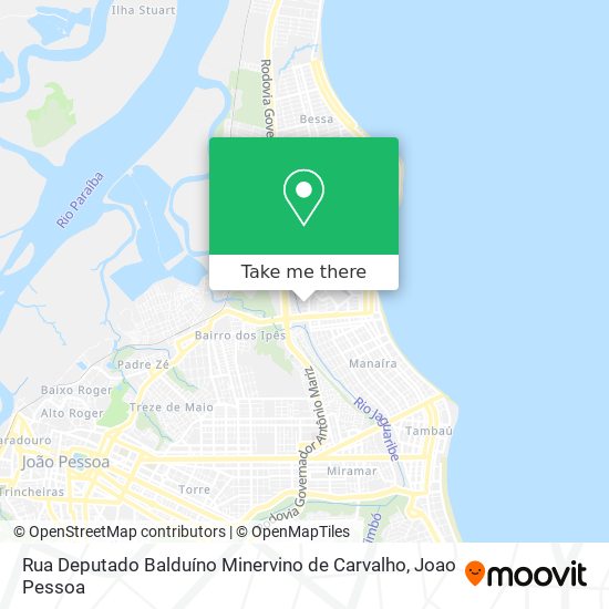 Rua Deputado Balduíno Minervino de Carvalho map