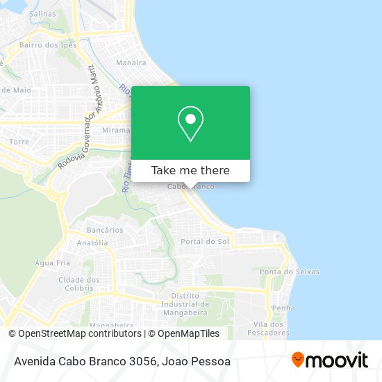 Avenida Cabo Branco 3056 map