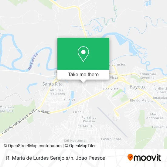 R. Maria de Lurdes Serejo s/n map