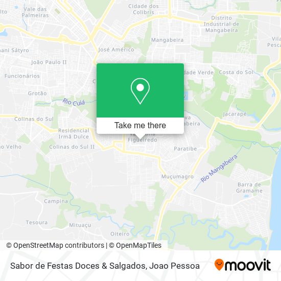 Sabor de Festas Doces & Salgados map