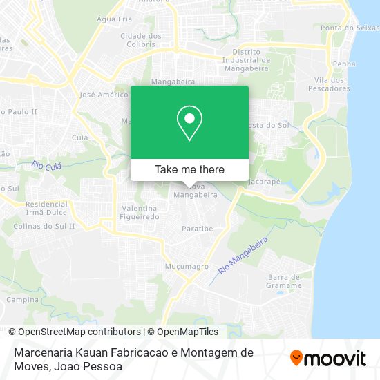 Marcenaria Kauan Fabricacao e Montagem de Moves map