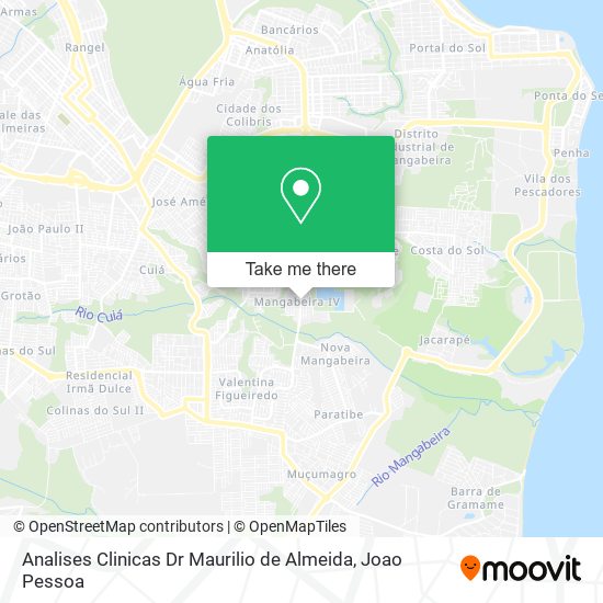 Analises Clinicas Dr Maurilio de Almeida map