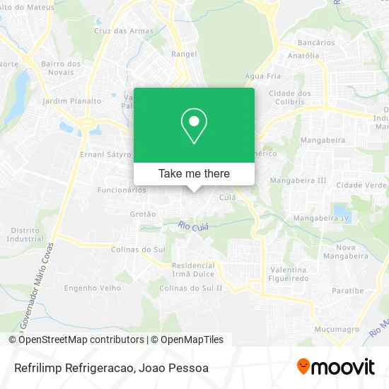 Refrilimp Refrigeracao map