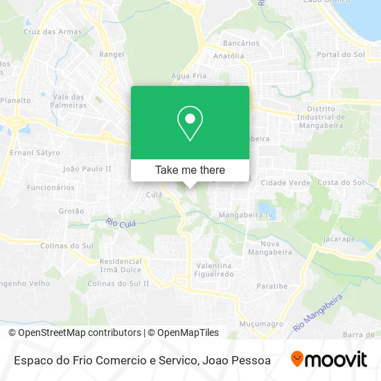 Espaco do Frio Comercio e Servico map