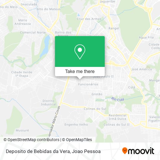 Deposito de Bebidas da Vera map