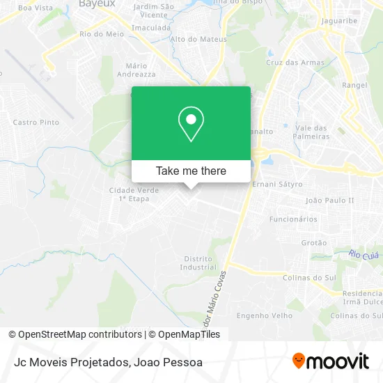 Jc Moveis Projetados map