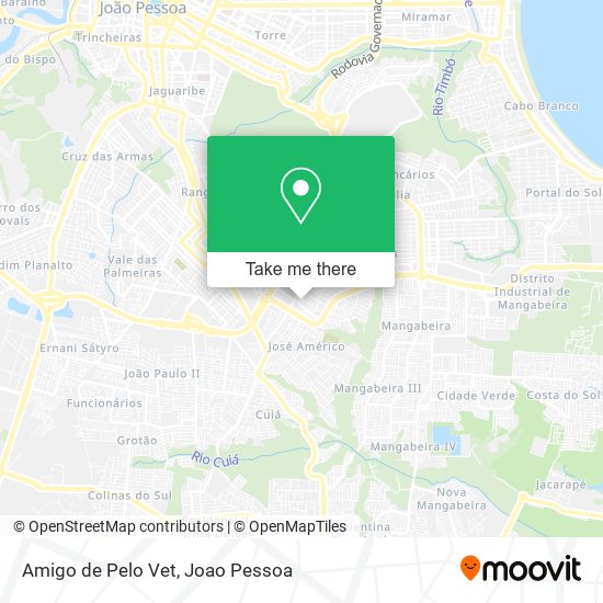 Amigo de Pelo Vet map