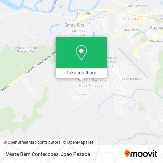 Veste Bem Confeccoes map