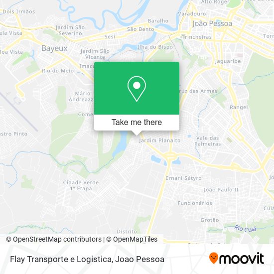 Flay Transporte e Logistica map