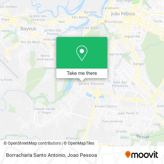 Borracharia Santo Antonio map