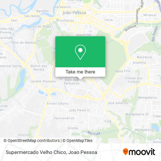 Supermercado Velho Chico map