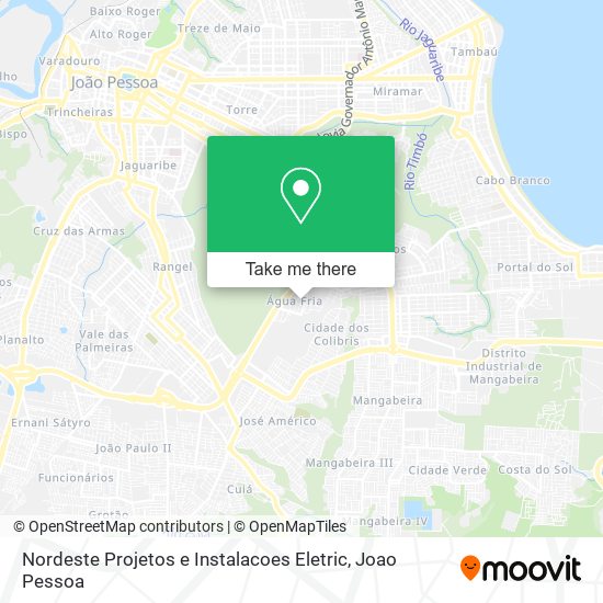 Nordeste Projetos e Instalacoes Eletric map