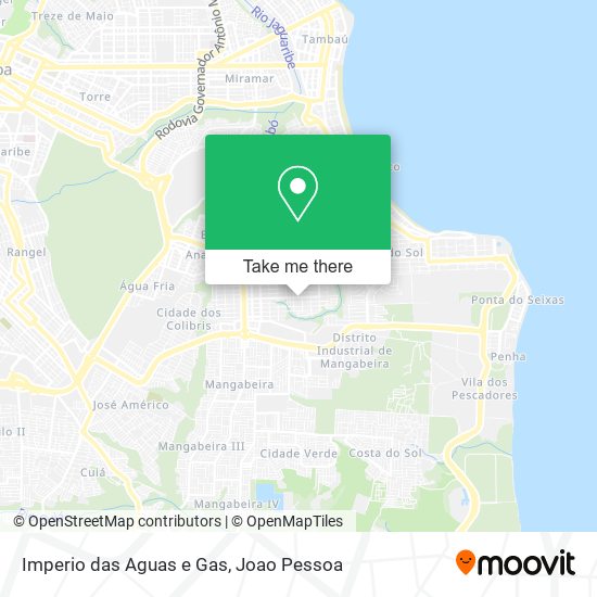 Imperio das Aguas e Gas map