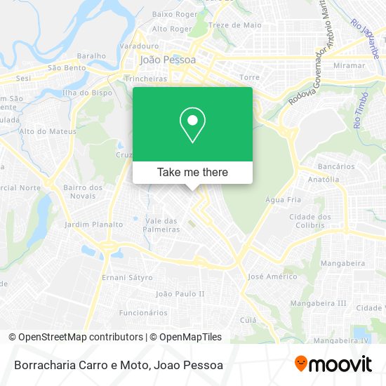 Borracharia Carro e Moto map