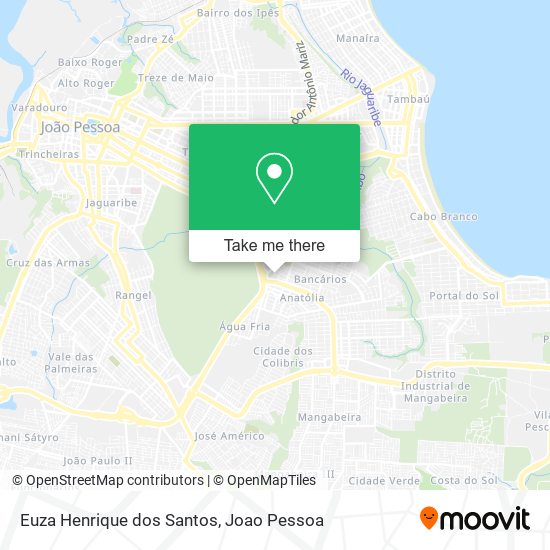 Euza Henrique dos Santos map