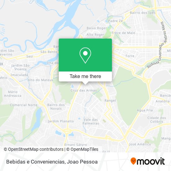 Bebidas e Conveniencias map