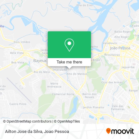 Ailton Jose da Silva map