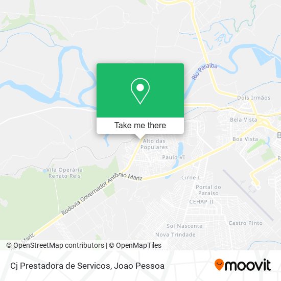 Mapa Cj Prestadora de Servicos