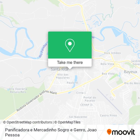 Panificadora e Mercadinho Sogro e Genro map