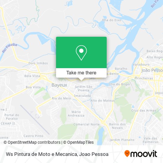Ws Pintura de Moto e Mecanica map