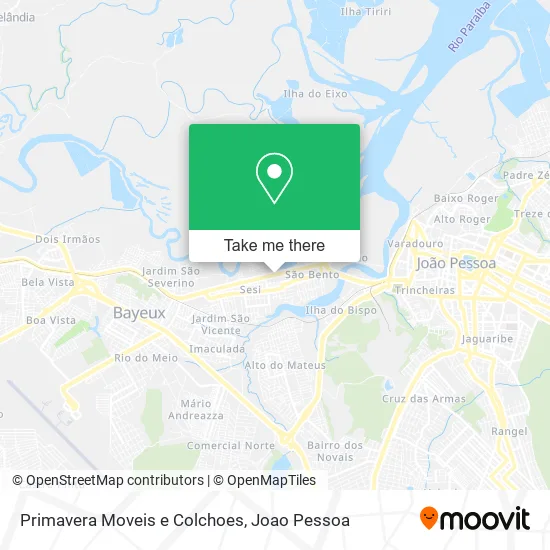 Primavera Moveis e Colchoes map