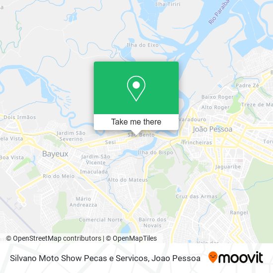 Silvano Moto Show Pecas e Servicos map