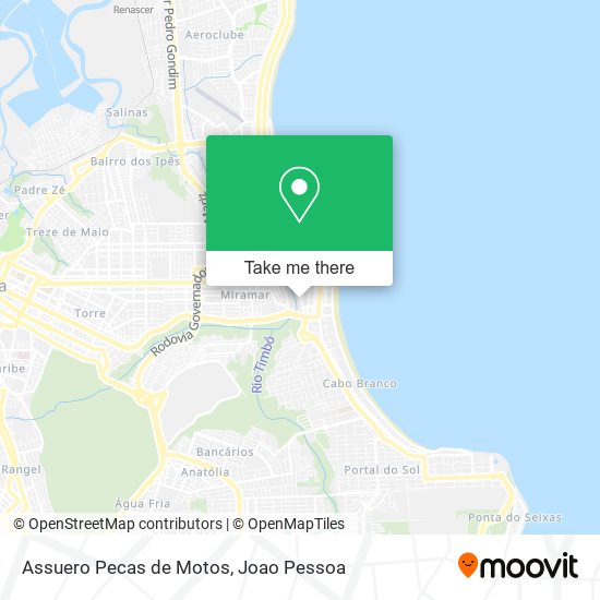Assuero Pecas de Motos map