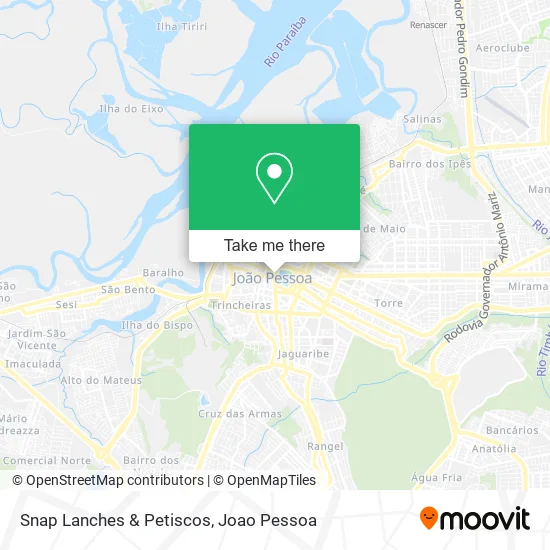 Snap Lanches & Petiscos map