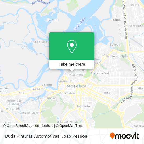 Duda Pinturas Automotivas map