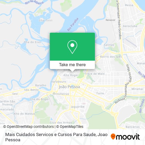 Mapa Mais Cuidados Servicos e Cursos Para Saude