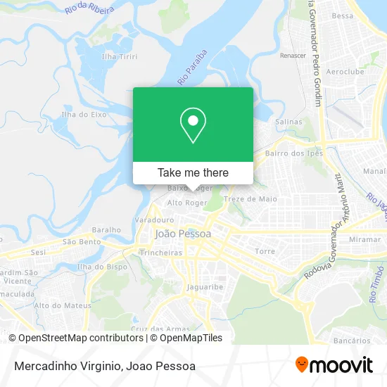 Mercadinho Virginio map